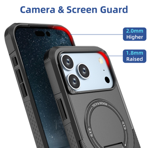 Funda Magnética Invisible para Teléfono, TPU+PC, Antigolpes, de Lujo, para <span class=keywords><strong>iPhone</strong></span> 17 16 15 14 <span class=keywords><strong>13</strong></span> Air <span class=keywords><strong>Pro</strong></span> Max Plus, Gran Venta - Product Image 3