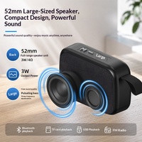 Mgitec V 5.3 pour enceinte sans fil 5.3, batterie détachable, radio portable, mini subwoofer multifonctionnel d'extérieur, sortie 3W