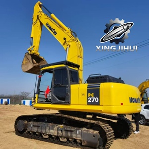 Excavatrice d'occasion Komatsu 270-7, marque japonaise d'origine, 27 tonnes, sur chenilles en caoutchouc, grande taille, modèle 2023, godet de 1,35 m - Product Image 5