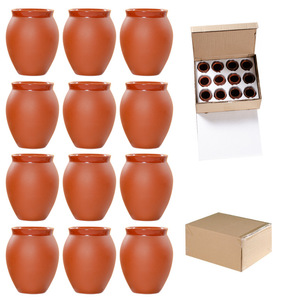 Mini Vasos de Barro Mexicanos de <span class=keywords><strong>2</strong></span> oz, Cantaritos de Barro para Tequila, Margaritas y Mojitos - Product Image 5