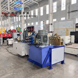 Machine automatique de formage de cerceaux à serrage par selle, contrôlée par PLC, avec pompe moteur et roulement - Product Image 4