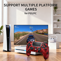 Manette de jeu sans fil GAMINJA BT 5.1 à six axes avec double vibration et contrôleur de jeu pour PS5
