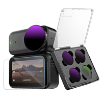 Kit de filtres pour objectif d'appareil photo CPL ND8 ND16 ND32, revêtement nano, étanche, ultra léger, pour caméra d'action, prise de vue en extérieur