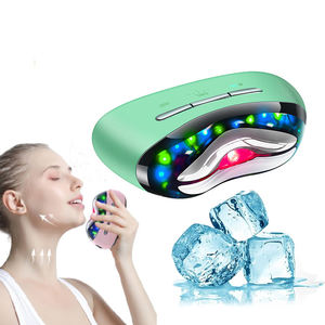 High Frequency Skin Care Facial Sculpt Tool V <b>Face</b> Lift Photon Hot Cold Neck <b>Face</b> Beauty Device Microcurrent Facial Massager - Product Image 1