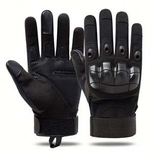 Lupu Guantes de cuero tácticos de medio dedo para trabajo de seguridad de protección de manos al aire libre de alta calidad para hombres - Product Image 4