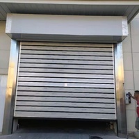 Portes roulantes électriques équipées de capteurs infrarouges permettant une entrée et une sortie rapides sans contact pour ateliers et usines