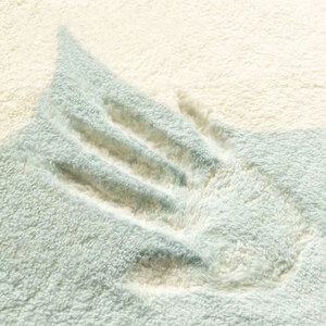 Hình Vuông Màu Đen Và Trắng Thảm Tùy Chỉnh Checkerboard Sang Trọng Hiện Đại Fluffy Home Phòng Ngủ Khu Vực Sang Trọng Rug - Product Image 4