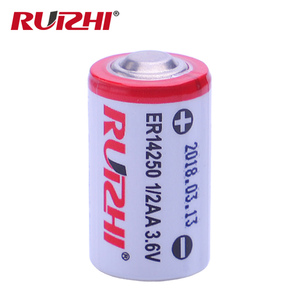 Baterai Li-<span class=keywords><strong>ion</strong></span> 1/2AA <span class=keywords><strong>ER14250</strong></span>, baterai <span class=keywords><strong>Lithium</strong></span> 1200mAh <span class=keywords><strong>3.6V</strong></span> untuk pengukur Gas - Product Image 6