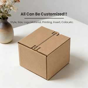 Caja de Cartón Extra Resistente con Cierre sin Pegamento, Caja Postal de Tres a Cinco Capas para Exposiciones, Materiales Reciclados - Product Image 6
