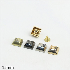 10/12/15/18mm hợp kim khóa túi xách trang trí phần cứng phụ kiện vít chân đinh tán kim tự tháp đinh tán - Product Image 1