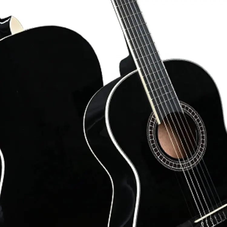 Fante Guitarra instrumento musical de alto brilho guitarra clássica personalizada atacado guitarras clássicas de 36 polegadas