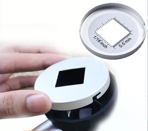 แว่นขยาย 10 เท่า พร้อมสเกล ไฟ LED ส่องสว่าง กระจกออปติคอล ไฟส่องสว่างแบบโลหะ แว่นขยายแบบมือถือ TH-8011 - Product Image 6