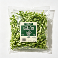 Étiquettes autocollantes imprimées imperméables pour la production de pousses de pois, fournies par l'usine Haoxuan, pour l'emballage de légumes frais