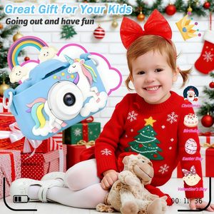 Appareil photo miniature portable pour enfants avec double caméra HD, capable de prendre des photos et des vidéos - Product Image 6