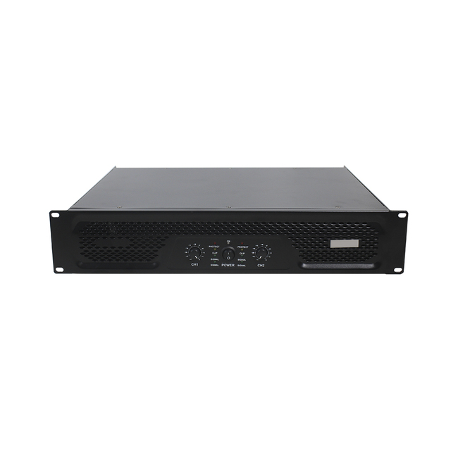 2 Channels 200W 8 Ohm High-efficiency Professional Amplifier with OEM Service for Public Address System