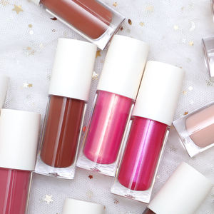 Grossistes de gloss à lèvres, marque privée, tube carré de luxe, couleur nude, brillant, hydratant, transparent, végan, waterproof - Product Image 4