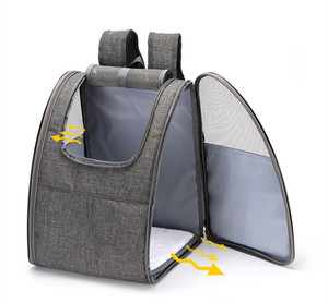 Sıcak Fırsat Taşınabilir Köpek Kedi Evcil Hayvan Taşıyıcısı Nefes Alabilen Oxford Kumaş Ayarlanabilir Büyük Katlanabilir Seyahat Sırt Çantası Kafesi - Product Image 4