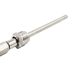 100mm 0-650c industriale in acciaio inox vapore capillare tipo flangiato meccanico termometro pressione Gas misuratore di temperatura - Product Image 6