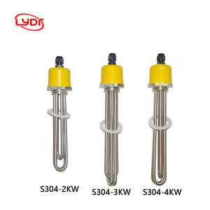 Élément chauffant pour réservoir <span class=keywords><strong>d</strong></span>'<span class=keywords><strong>eau</strong></span> en acier inoxydable avec bride de 1,25 pouce, tube chauffant <span class=keywords><strong>solaire</strong></span> auxiliaire, résistance chauffante - Product Image 2