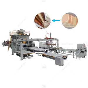 Nouvelle condition mélamine stratification panneau de particules presse à chaud Machine Hdf parquet faisant la ligne de production de revêtements de sol stratifiés