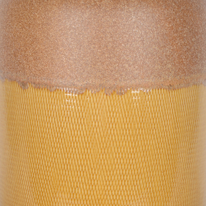 Vaso cilindrico in ceramica bicolore per decorazioni da soggiorno, vaso per fiori per la casa, camera da letto, tavolo, ufficio. - Product Image 2