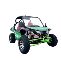 Buggy tout-terrain rouge 200CC diesel 2 places, UTV agricole 4 temps, boîte de vitesses, transmission par engrenages, buggy chinois