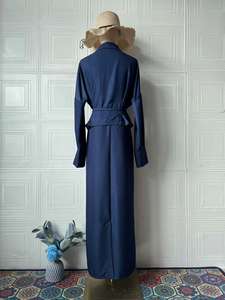 Ensemble <span class=keywords><strong>Femme</strong></span> Tenue Décontractée Automne 2025 : Veste à Manches Longues Revers Crantés et Ceintures, Jupe <span class=keywords><strong>Longue</strong></span> Droite et Manteau Décontracté Urbain - Product Image 6