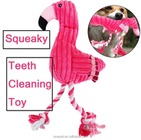 Pet Bite Sounding Peluche Jouet Animal Populaire Chien Flamingo Chien Jouet