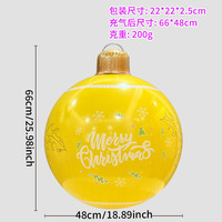 Vente en gros de nouveaux ballons en feuille d'aluminium gonflables circulaires de 60 cm pour la décoration de Noël et les fêtes