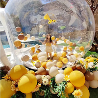 Clair bulle-maison gonflable ballon dôme gonflable sautant ballons à bulles maison publicité gonflable ballons à bulles hous
