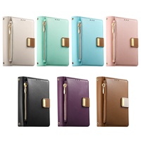 Étui portefeuille multi-cartes avec support pour iPhone Duo, compatible avec le support pliable Apple 18Fold