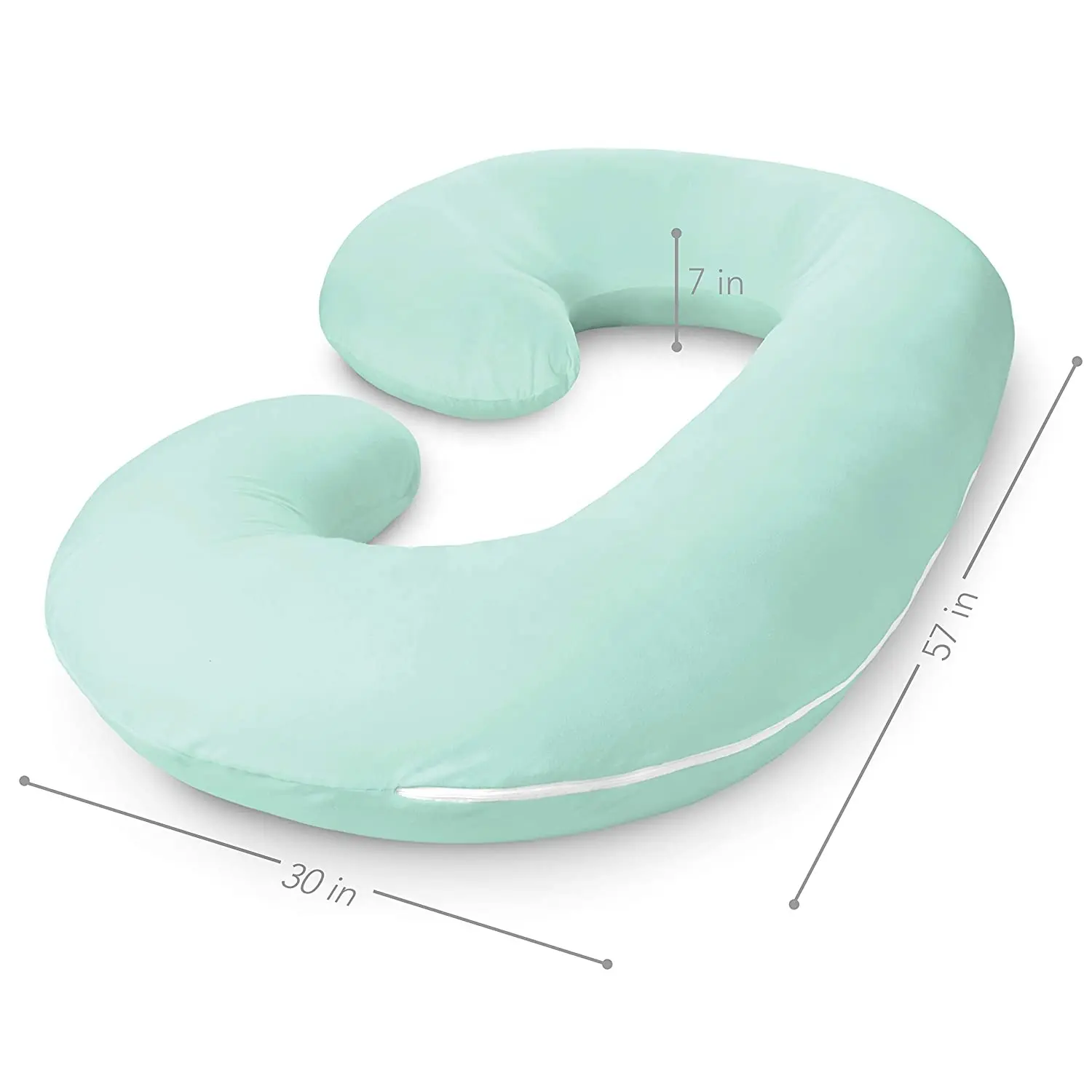 C Shaped Body Maternity Pillows With Zippered Cover Sleeping Sleepers Pregnancy Pillow Pregnant Cushion