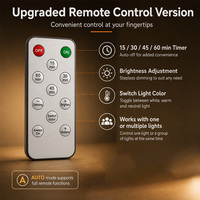 Lumière sous-armoire ultra-fine rechargeable à détecteur de mouvement, USB-C, magnétique, LED, télécommande, 3 couleurs, intensité variable, CRI 95 élevé, interrupteur automatique