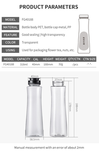 Bouteilles souples en <span class=keywords><strong>plastique</strong></span> transparent de qualité alimentaire 318 ml avec bouchon à clapet pour miel, sauce moutarde et condiments – Emballage pour sauces et trempettes - Product Image 5