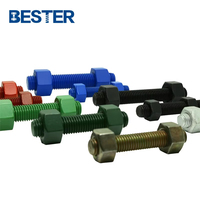 Revêtement Tefln Spécification Zinc Plaqué B7 Couleur Rod Couleur Barre Ronde Double Extrémité Goujon Boulon