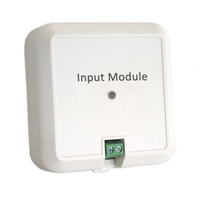Module d'entrée sans fil TANDA TX3202E, communication LoRa, capteur de vibration en ABS, système d'alarme incendie, alarme stroboscopique, application Tuya