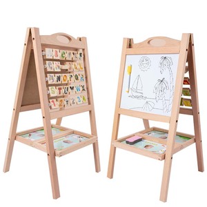 <span class=keywords><strong>2025</strong></span> <span class=keywords><strong>New</strong></span> rắn gỗ cao đứng bảng đen trẻ em của từ graffiti bảng trắng với xóa được bút và tẩy - Product Image 5