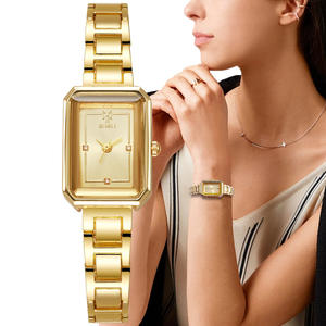 2024 di vendita calda orologio al quarzo da <span class=keywords><strong>donna</strong></span> semplice nuovo modello quadrato in acciaio inossidabile in lega impermeabile orologio per studenti di sesso femminile - Product Image 1