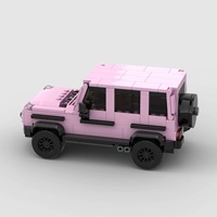 Blocs de construction de modèles de voitures personnalisés, conception de véhicule sur mesure avec options de plaques personnalisées pour les cadeaux de couple et de famille