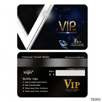 Carte de membre NFC personnalisée en PVC 213 avec bande magnétique et impression de code-barres pour les applications de fidélisation, de réduction et de recharge