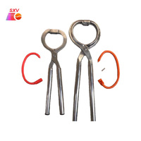 Cincin banteng Stainless Steel, alat pertanian ternak, tang hidung ternak