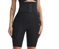 Coussinets de hanche taille haute pour femmes amincissants pour le ventre Sous-vêtements Shorts Shapewear Fesses Culotte rembourrée pour fesses