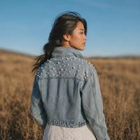 Nouvelle Collection : Manteaux et Vestes Personnalisés pour Femmes – Tissus Jean Perlé