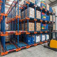 Système de rayonnage à navette haute densité avec rayonnage à navette pour la logistique 3PL, en acier Q235B, pour entrepôt industriel