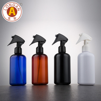 Petite bouteille en plastique de 250ml pour désinfectant pour les mains Conteneur de liquide Vaporisateur de lavage de voiture Vaporisateur de brouillard désinfectant pour les mains en plastique