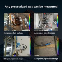 Kamera Pencitraan Akustik Genggam FOTRIC AC65Mini Akurasi Tinggi 770g dengan 112 Mikrofon MEMS Detektor Kebocoran Gas dan Udara Portabel