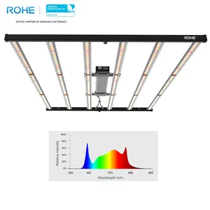 ROHE 2,66 umol/J вращающийся LM301H EVO 650 Вт/6 бар, светодиодные лампы для выращивания, LM301H EVO 650 ватт