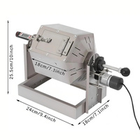 Machine à torréfier le café et les haricots de soja en acier inoxydable de 3,8 L à rotation automatique, prix de gros, machine à torréfier les cacahuètes, 110 V