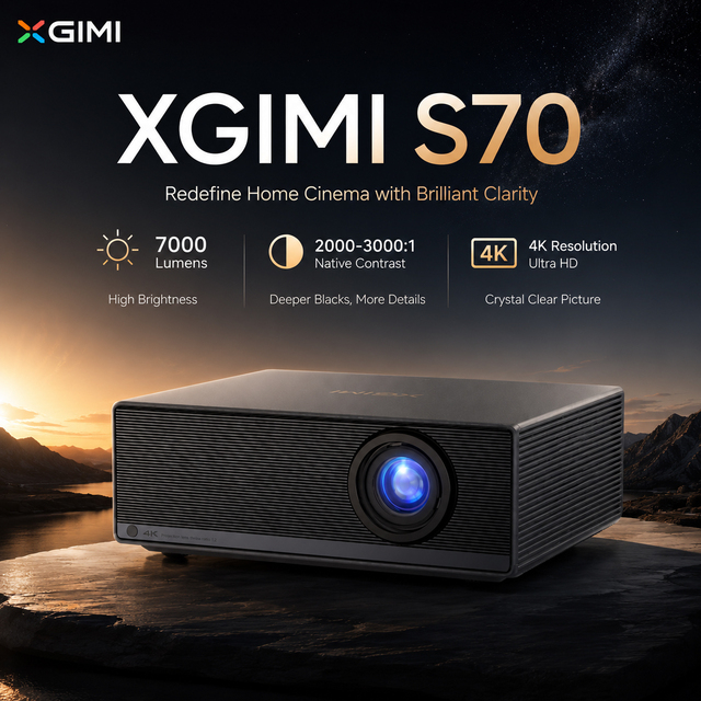 XGIMI S70 S80 S90 4K Laser Projector 7000-9000 Lumens Commercial Conference Education Projector Ultra HD Large Venue Display