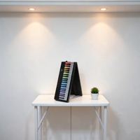 Piano numérique portable pliable Beisite S-281 à 88 touches, clavier électronique, orgue électrique, touches semi-lestées sensibles à la vitesse